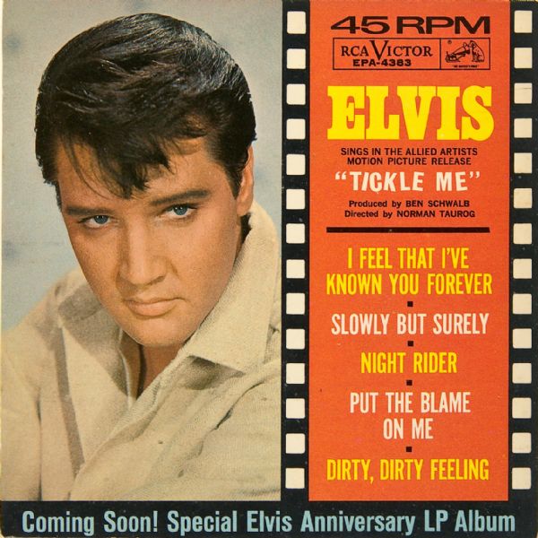 Elvis Presley "Tickle Me" 45 